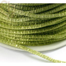 chaine "robinnet" 2mm avec filligran vert