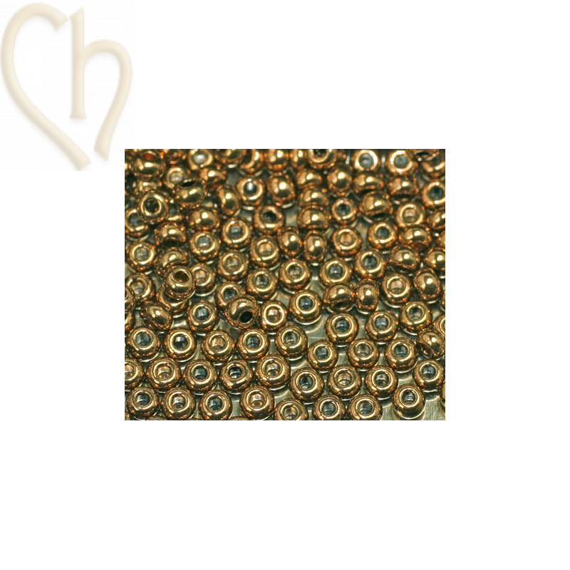 rocaille 11/0 Jet Dorado