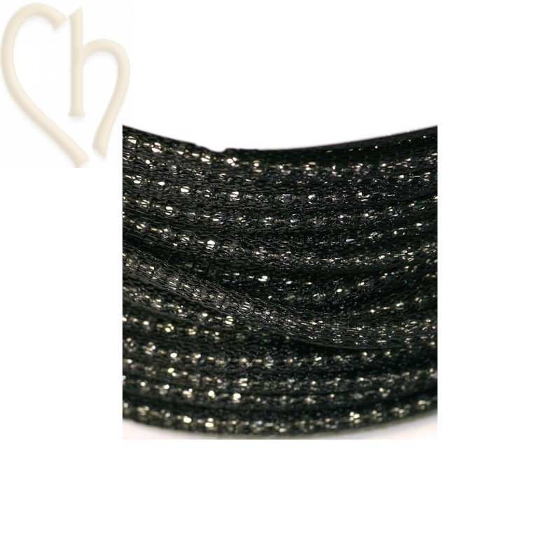 chaine "robinnet" 2mm avec filligran noir