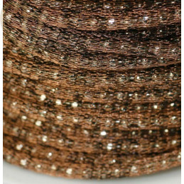 ketting "robinnet" 2mm met filligran coffee