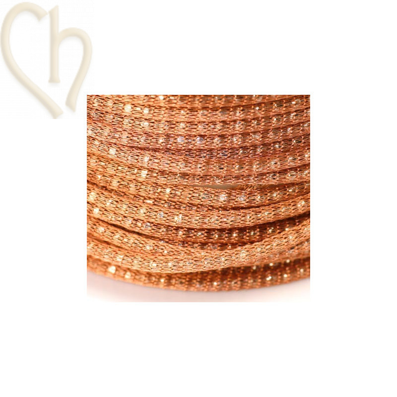 chain "robinnet" 2mm with filligran copper