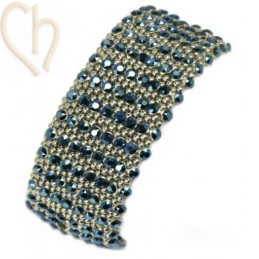 Kit van Armband "Almaz" Metallic Blue