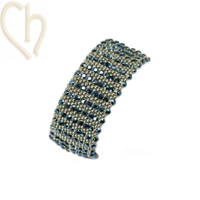 Pack Bracelet "Almaz" Metallic Blue