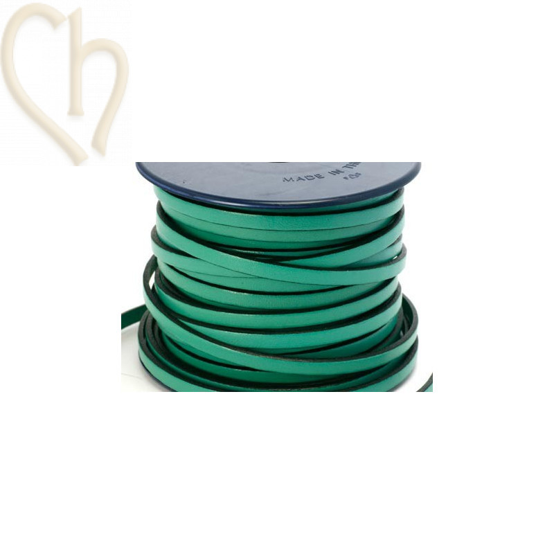 leder 5mm groen