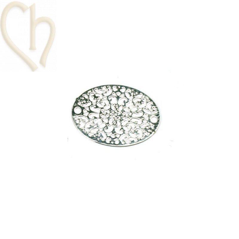 pendentif filligran ovale 16mm