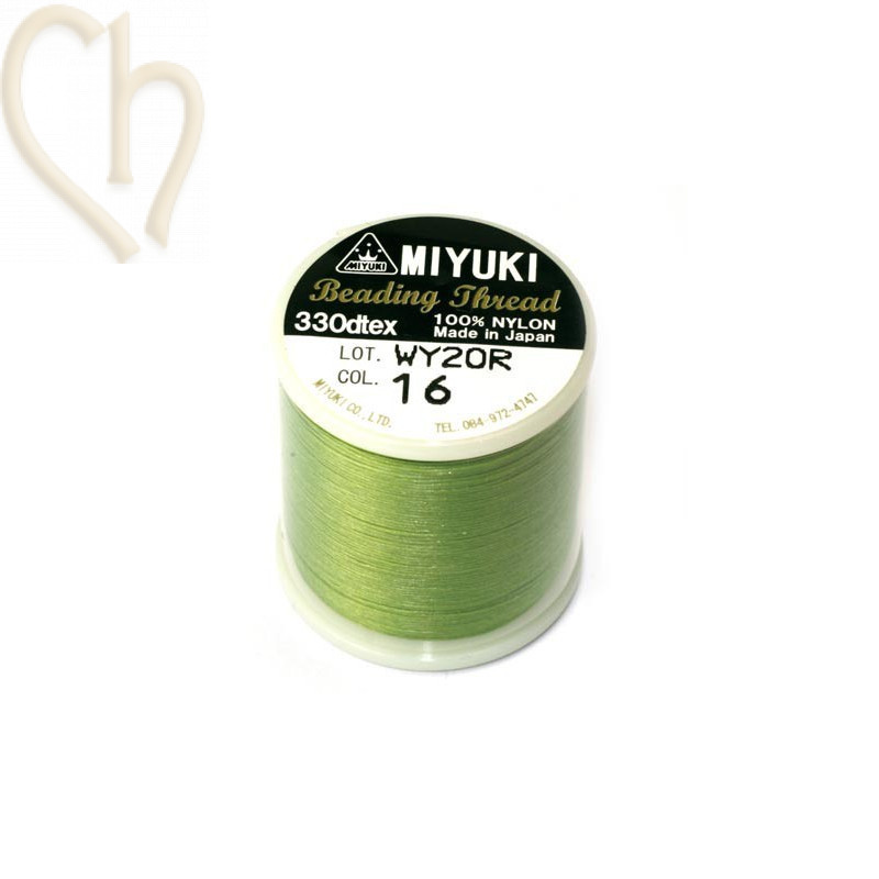 Miyuki Bead Thread Lichtgroen