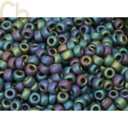 Rocaille 8/0 Brown Multi Mat