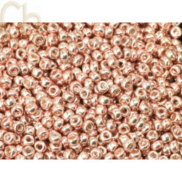 rocaille 11/0 Rose Clair Galvanise