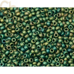 11/0  Groen Multi Metallic Mat