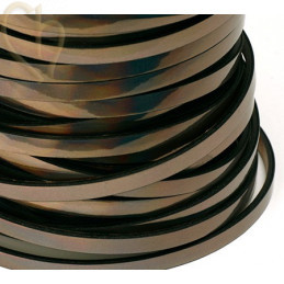cuir metallic 5mm metal Inox