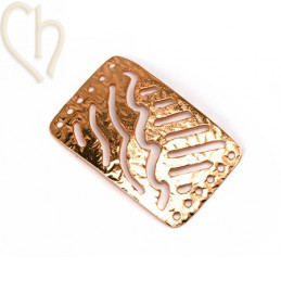 intercallaire rectangle 30*20mm 6-rangs