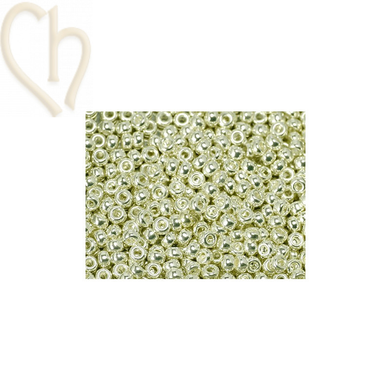 Rocaille 11/0 Miyuki silver galvanized