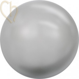 Swarovski boules nacrée 10mm demi percée Light Grey Pearl