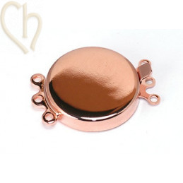 Clasp slider round 3-row 19mm