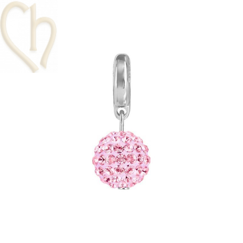 Becharmed Pave Ball 8mm Light Rose (223)