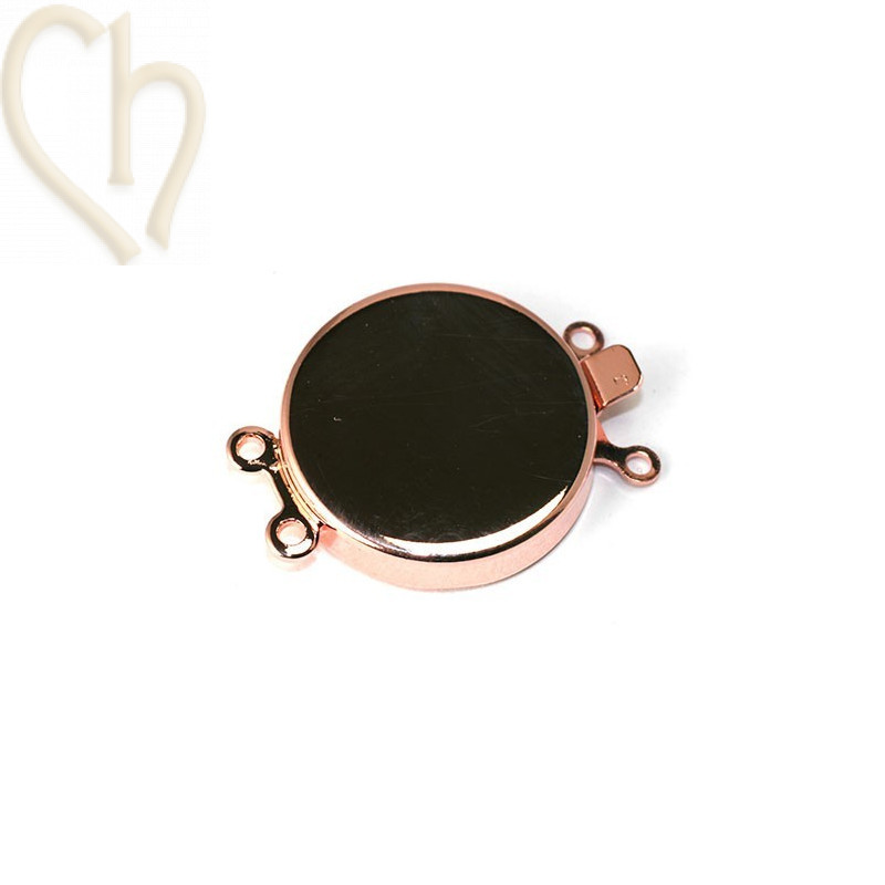 Clasp slider round 2-row 19mm