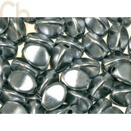 Pinch Beads Aluminium Silver 