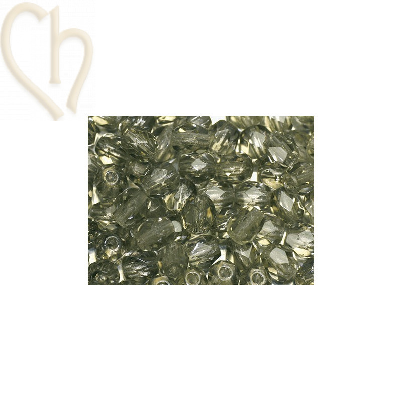 Perles a facettes 4mm  Black Diamond