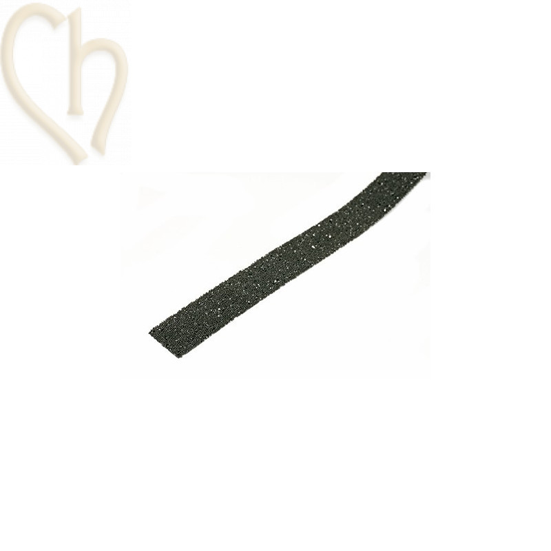 Swarovski Crystal Fabric 20mm Jet