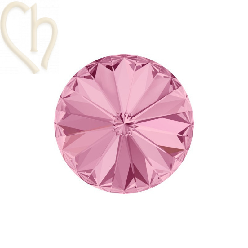 1122 - 08mm Rivoli Swarovski LIGHT ROSE