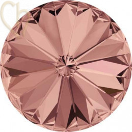 1122 - 14mm Rivoli Swarovski Blush Rose 257