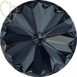 1122 - 14mm Rivoli Swarovski Graphite 253