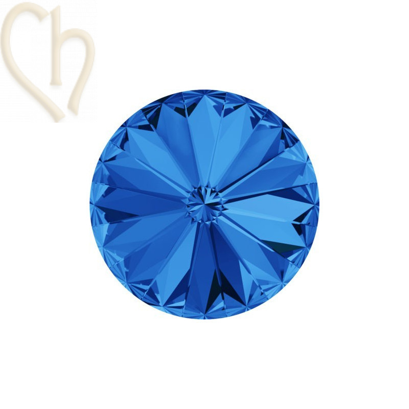 1122 - 14mm Rivoli Swarovski Sapphire 206