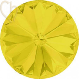 1122 - 14mm Rivoli Swarovski Yellow Opal 231