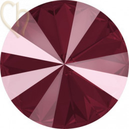1122 - 14mm Rivoli Swarovski Dark Red L108S