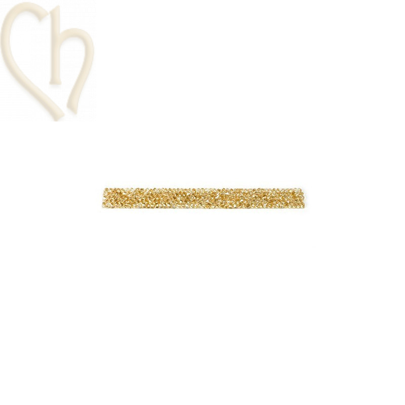 Cristal Fine Rocks Lanière 6cm Golden Shadow