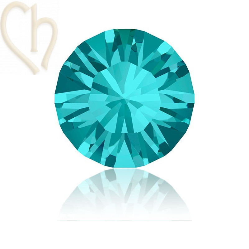 1088 - SS39 8mm Blue Zircon 229
