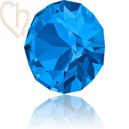 1088 - PP24 - 3mm Sapphire unfoiled 206