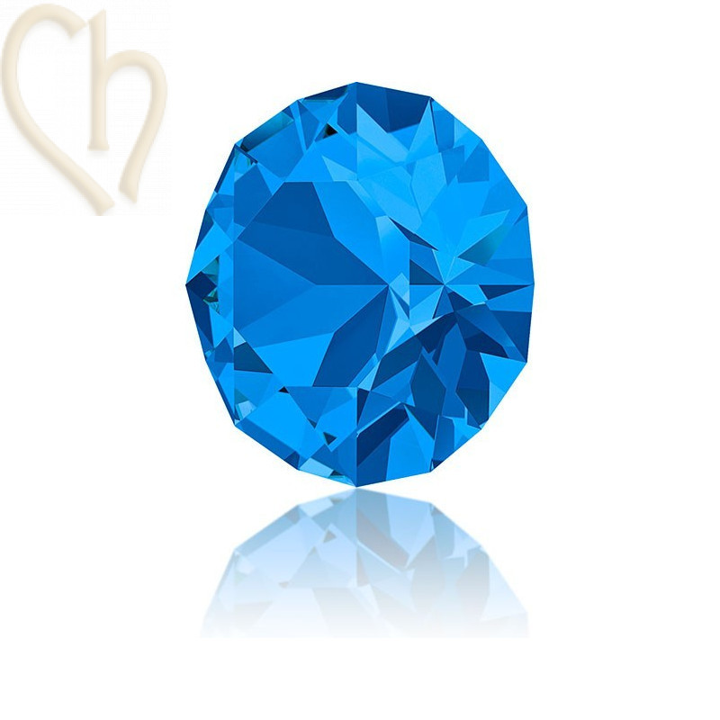 1088 - PP24 - 3mm Sapphire unfoiled 206