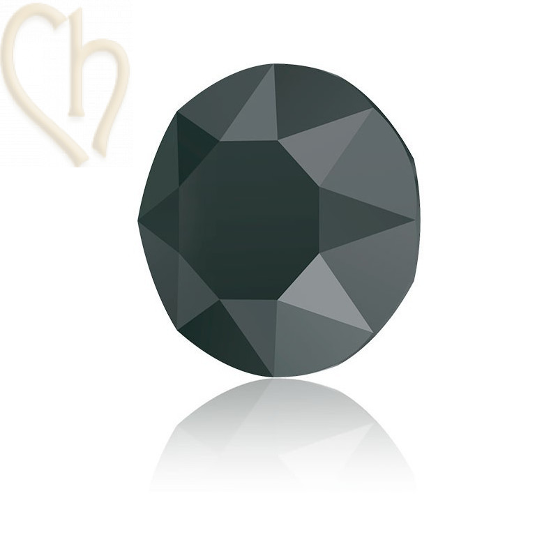 1088 - PP24 - 3mm Hematite unfoiled HEM