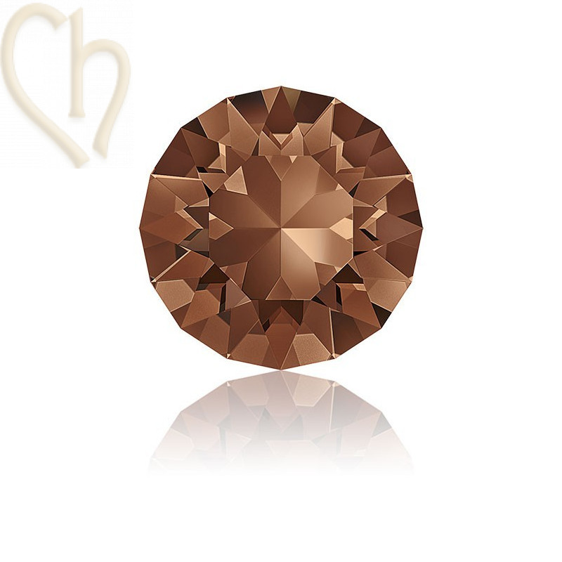 1088 - SS19 4.6mm Smoked Topaz 220