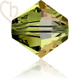 3mm  Olivine  AB Swarovski Toupie 228AB