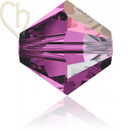 4mm Amethist AB Swarovski Bicone 204AB