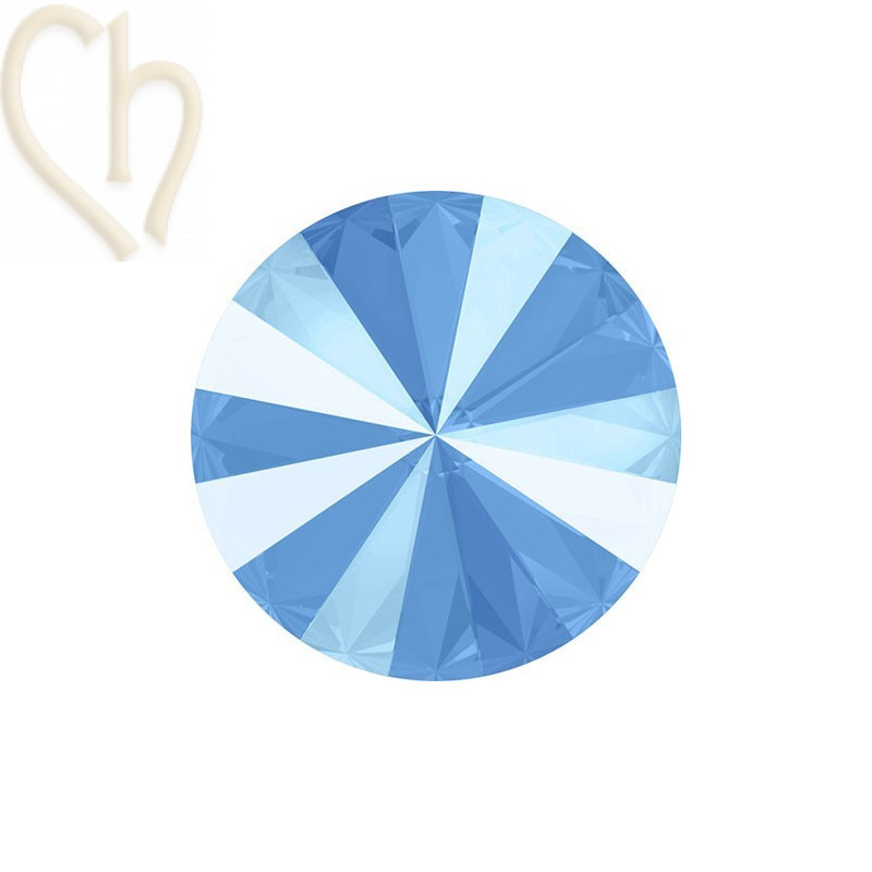 1122 - 14mm Rivoli Swarovski Summer Blue L112S