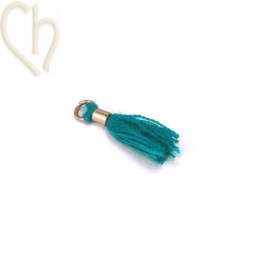 floche 15mm turquoise