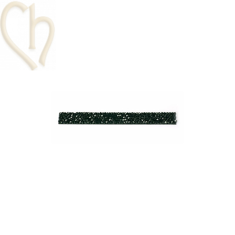 Cristal Fine Rocks Strip 6cm Jet 280
