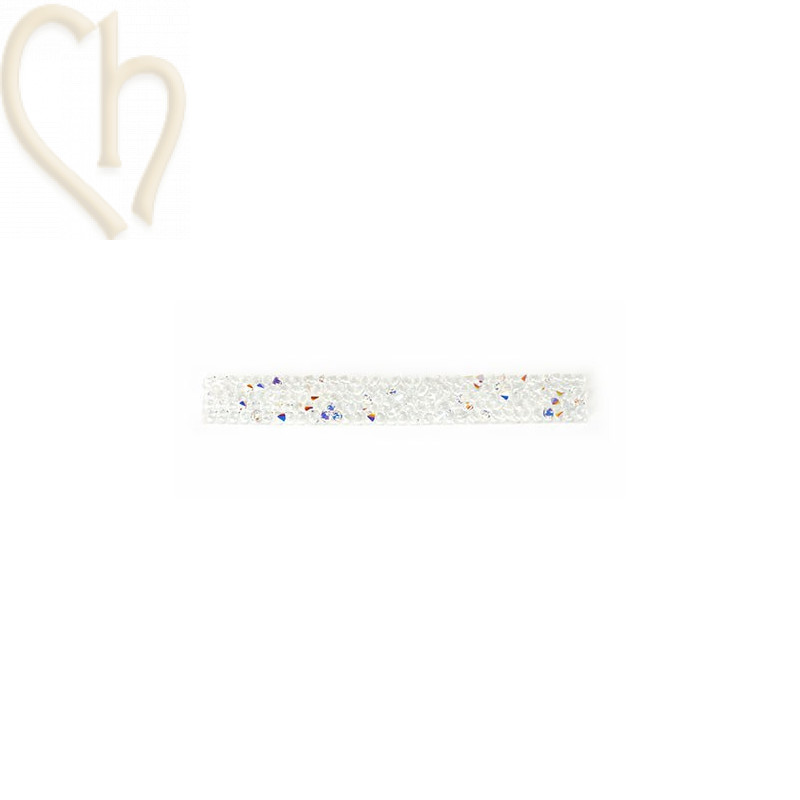 Cristal Fine Rocks Lanière 6cm CHROME 001CHRM