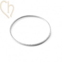 ring metal 25mm silver color
