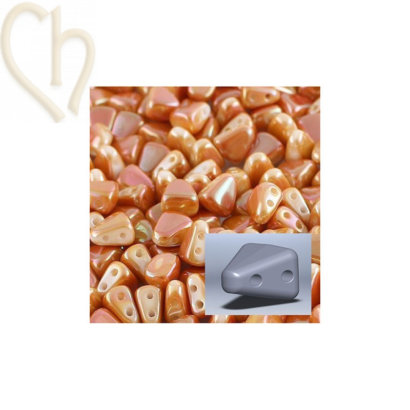 Nib-Bit bead 6*5mm Full Abricot