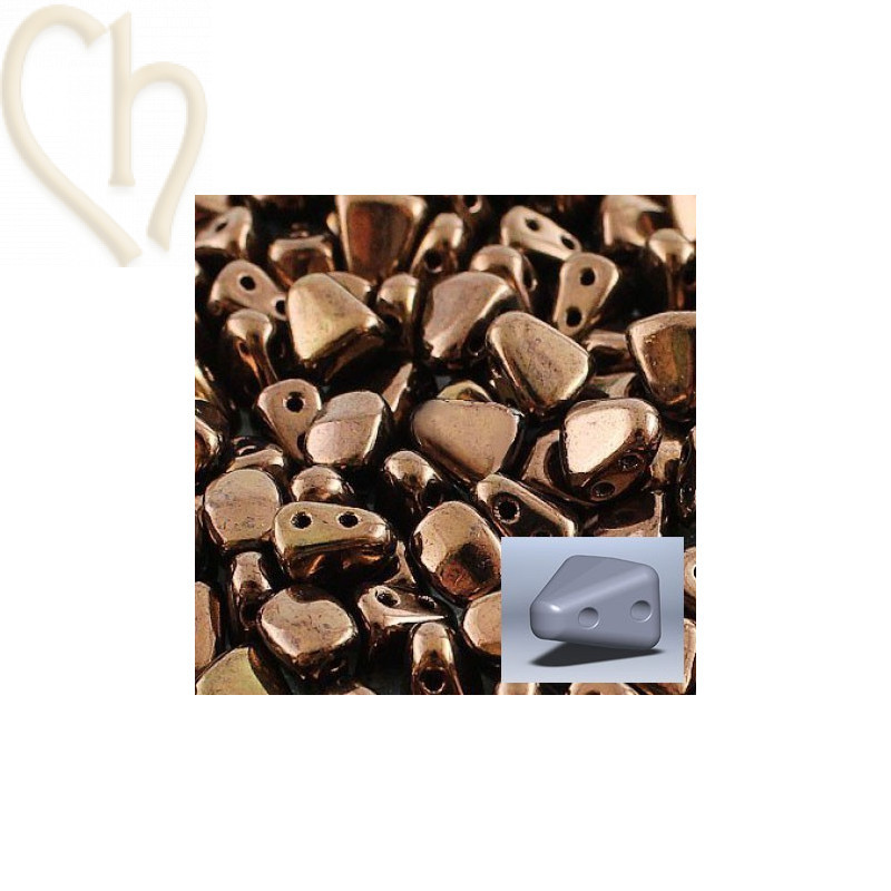 Nib-Bit bead 6*5mm Dark Bronze