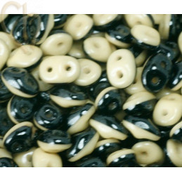 superduo Duets Black / White Beige Luster