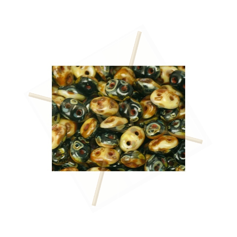 superduo Duets Black / White Dark Travertin