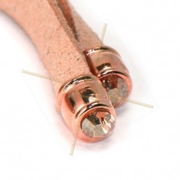 coupelle 7*6mm pour strass SS19 rose gold