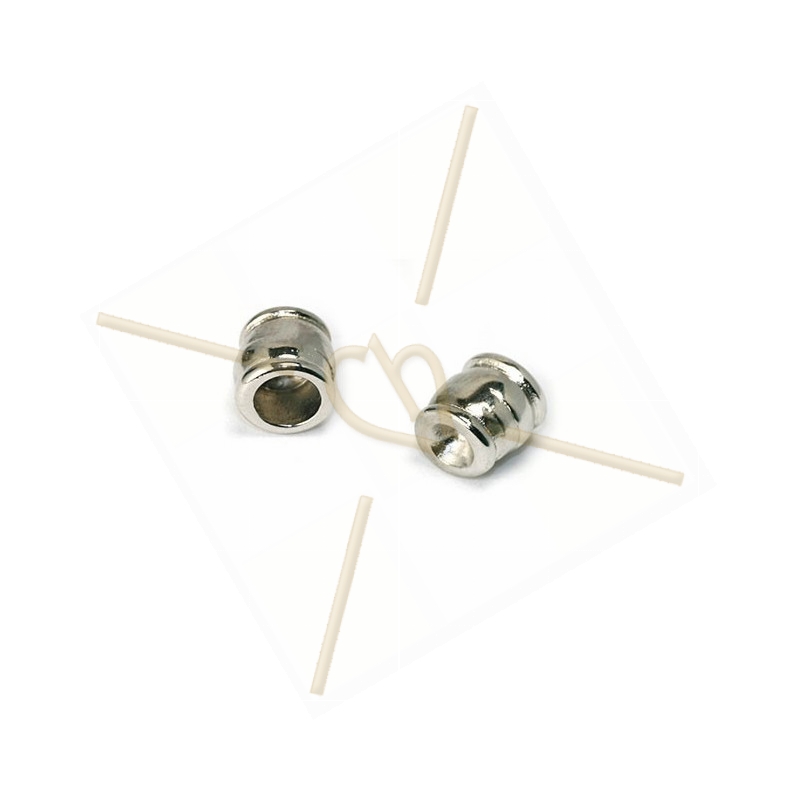 eindstuk 7*6mm houder voor SS19 zilverkleur