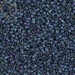 DELICA MATTE METALLIC BLUE- GREEN/GOLD IRIS