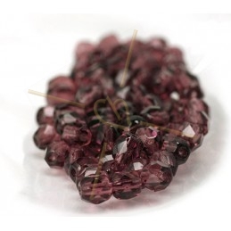 Perles a facettes 4mm  Amethist
